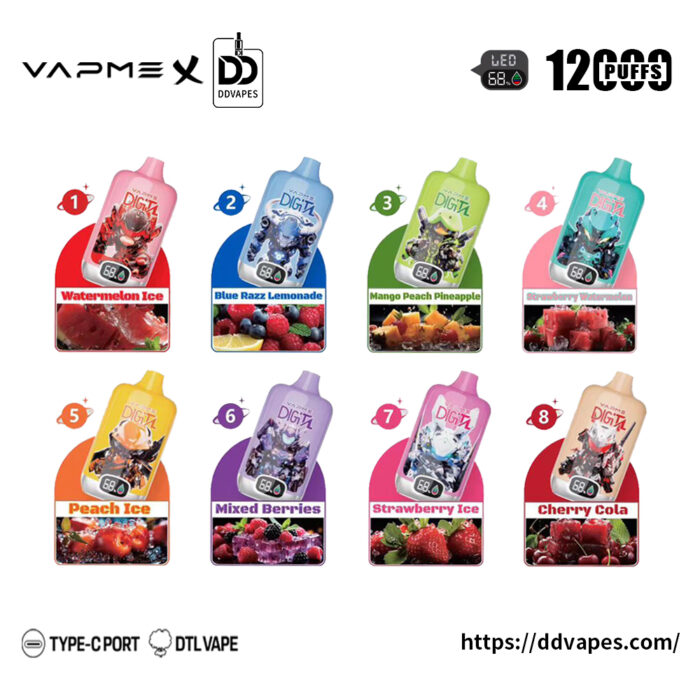 ddvape_VAPME_Digital _12000_Puffs
